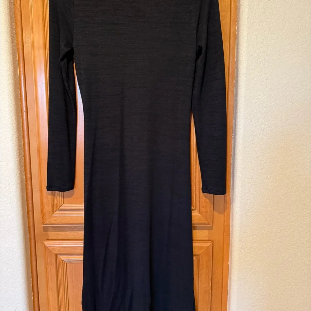 Banana Republic Black Long Sleeve Dress